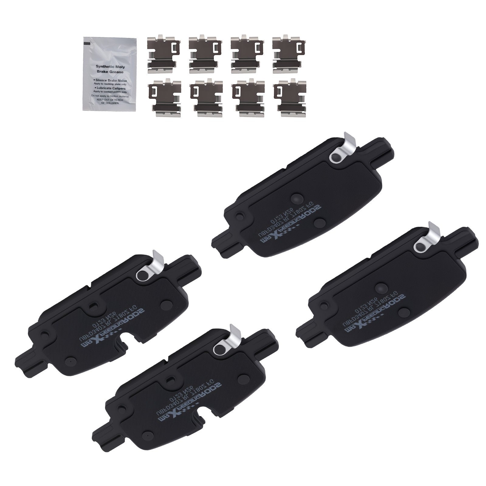 Rear Brake Pads Kit for Acura ZDX 2024-2025 Chevrolet Silverado 1500