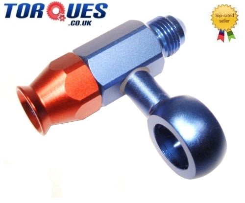 AN -6 (6AN) Weber / Dellorto Carburettor PTFE Hose Fitting And Male