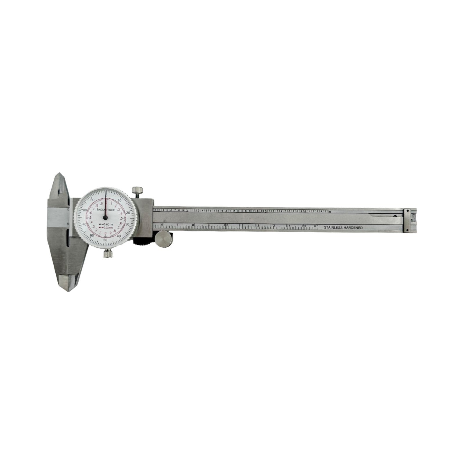 0-6" / 0-150mm Dial Caliper Precision Stainless Steel Measuring Tool