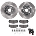 Front Disc Brake Rotors with Pads for Toyota Highlander 2008-2019 Sienna 2011-20