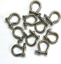 Set Of Chain Rigging Bow Shackle 1/4 Inch Capacity 300 Pounds Anchor