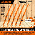 Reciprocating Saw Blades 12" / Set Electric Wood | Built Supply Co