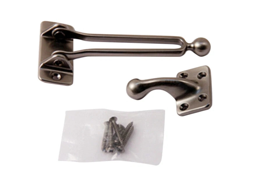 4-pack Usa National Mfg Co N326-124 Solid Brass Door Security Guard