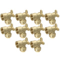 XFITTING 1/2" Push Fit x 1/2" Female NPT Elbow - 10 Pack