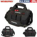 WORKPRO 12" Storage Tool Bag with Double Zipper by WORKPRO