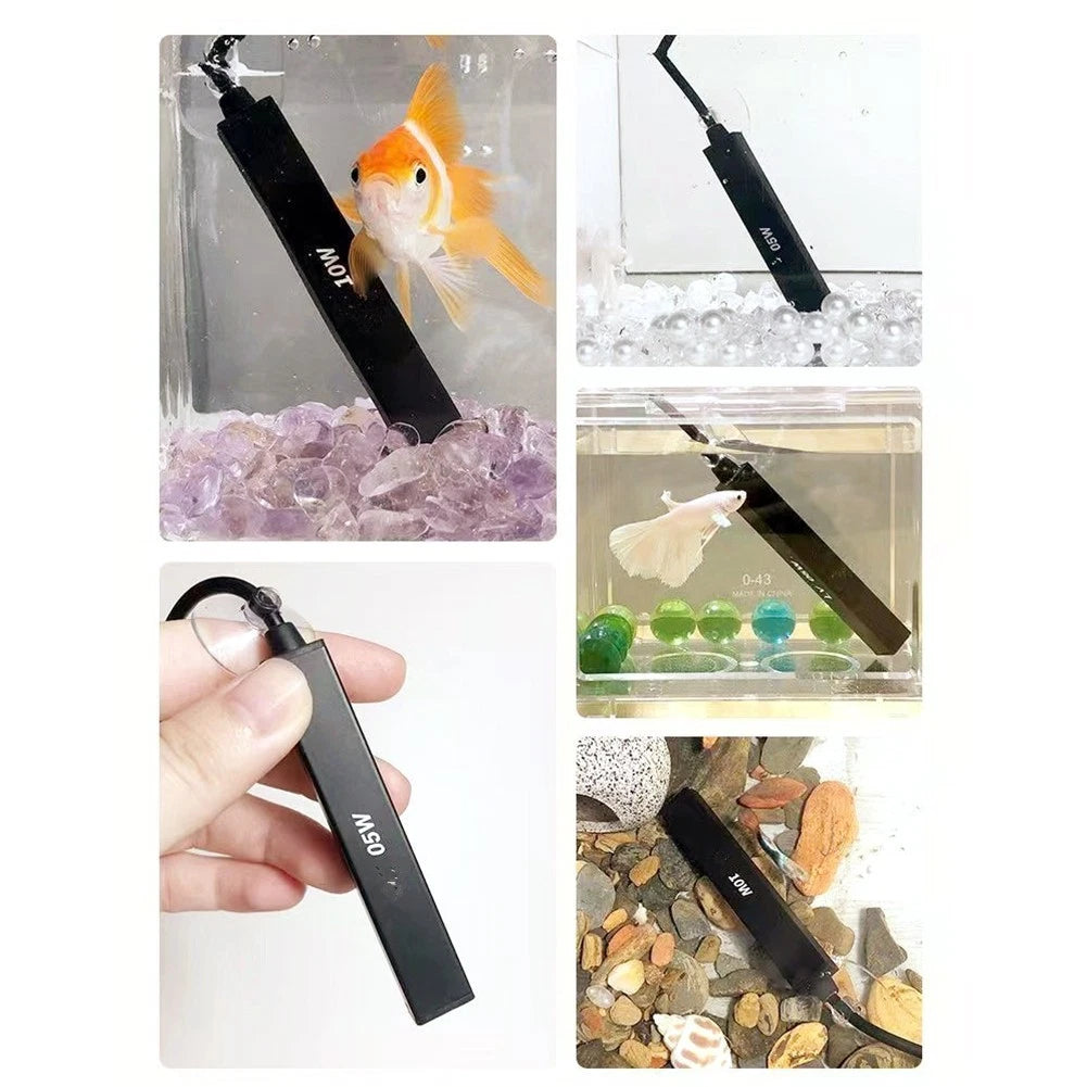 Stainless Steel Fish Tank Heater Usb Power Heating Rod With Automatic