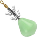 For Octopus Squid Jig Hook Squid 6cm For Sleeve-fish Metal+soft Glue