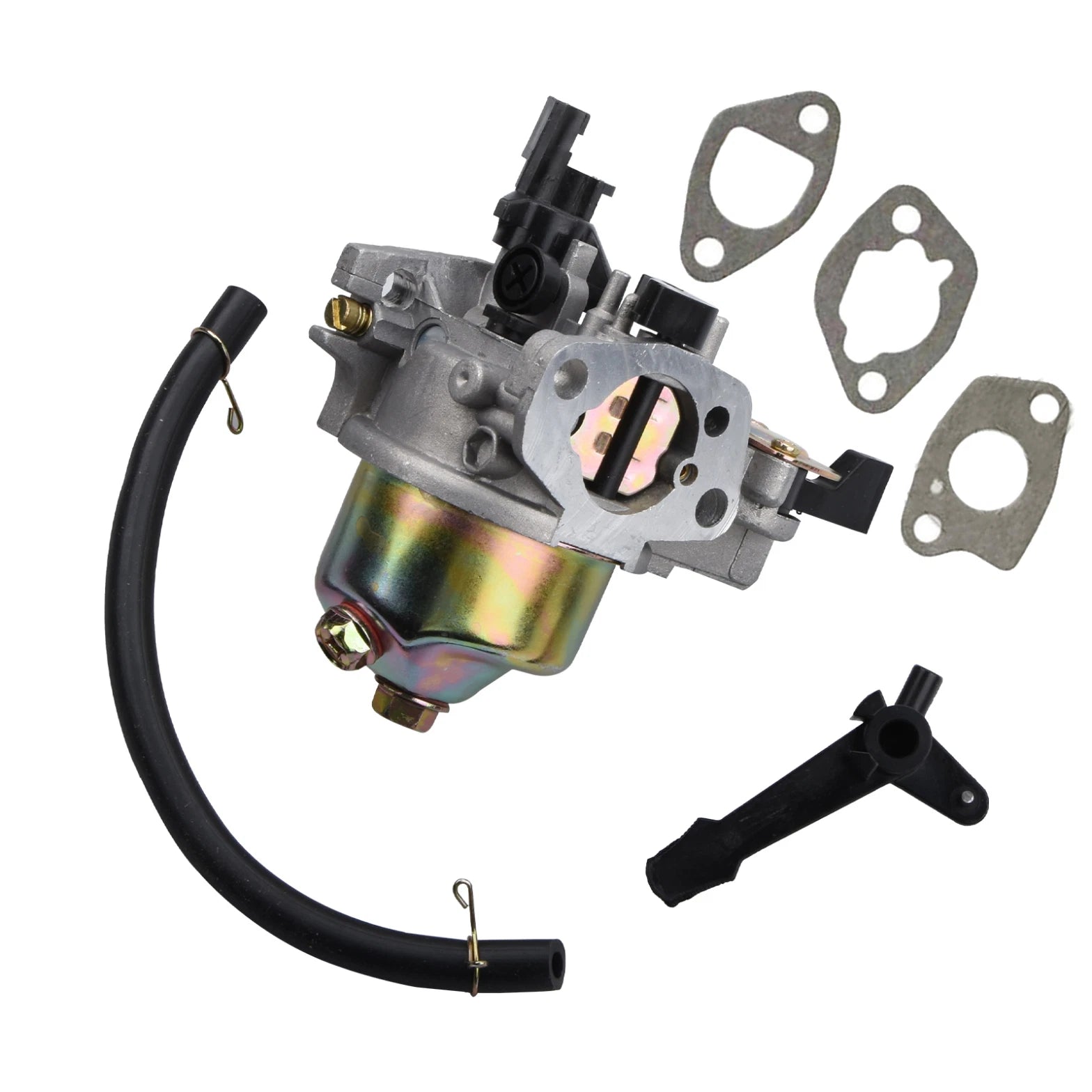 Carburetor+thr<wbr/>ottle Lever+seals For Loncin Engine G 160 G 200 /