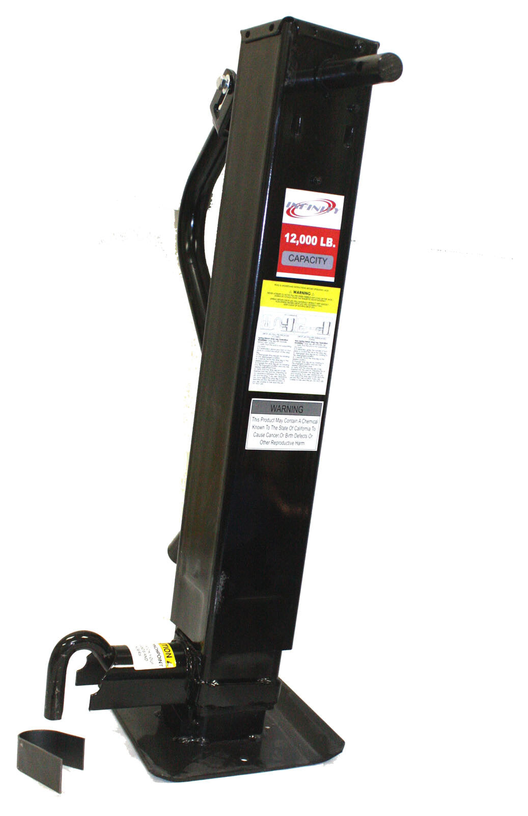12000 LBS RV TRUCK BOAT TRAILER JACK SIDEWIND ADJUSTABLE DROP W/ SPRING RETURN