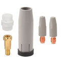 5PCS For 24KD Nonstick Coating Nozzle Kit 08MM for MIG MAG Welding Torch UseOpen