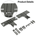 Dishwasher Top Rack Repair Kit W10350376 Includes Multiple Adjuster