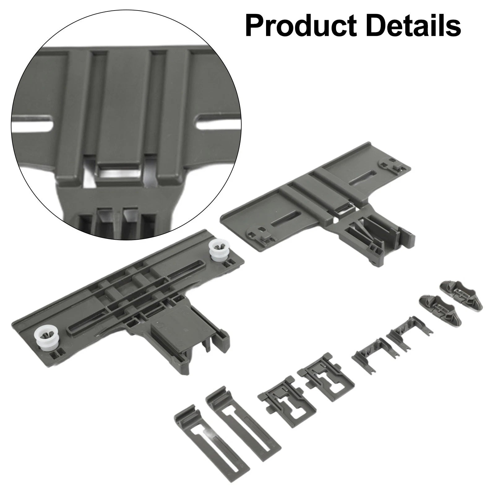 Dishwasher Top Rack Repair Kit W10350376 Includes Multiple Adjuster