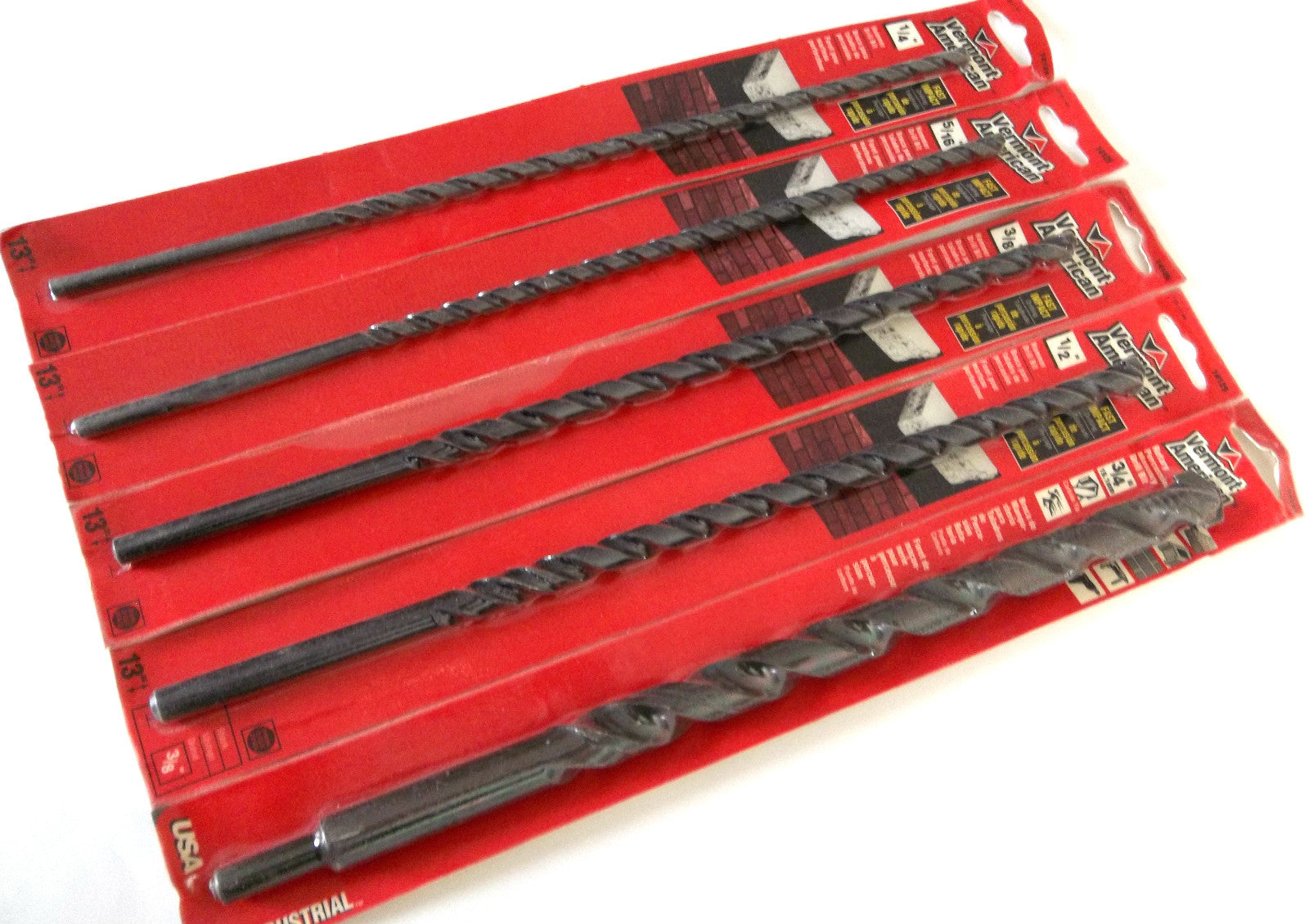 5pc VA BY Bosch 13" Carbide Tipped Drill Bit Set
