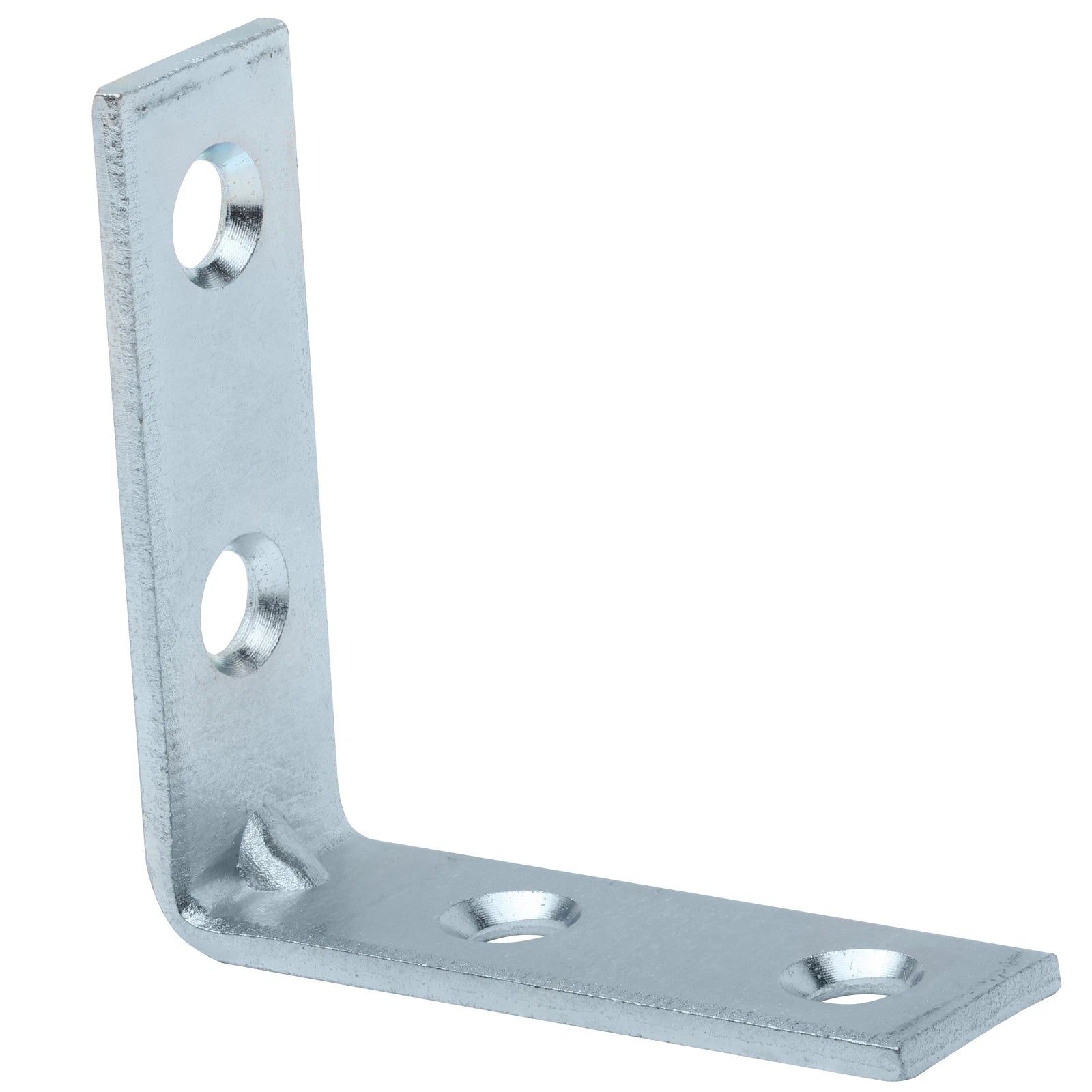 Rok Hardware 16 Gauge L Shaped Steel Angle Bracket, Corner Brace 2''