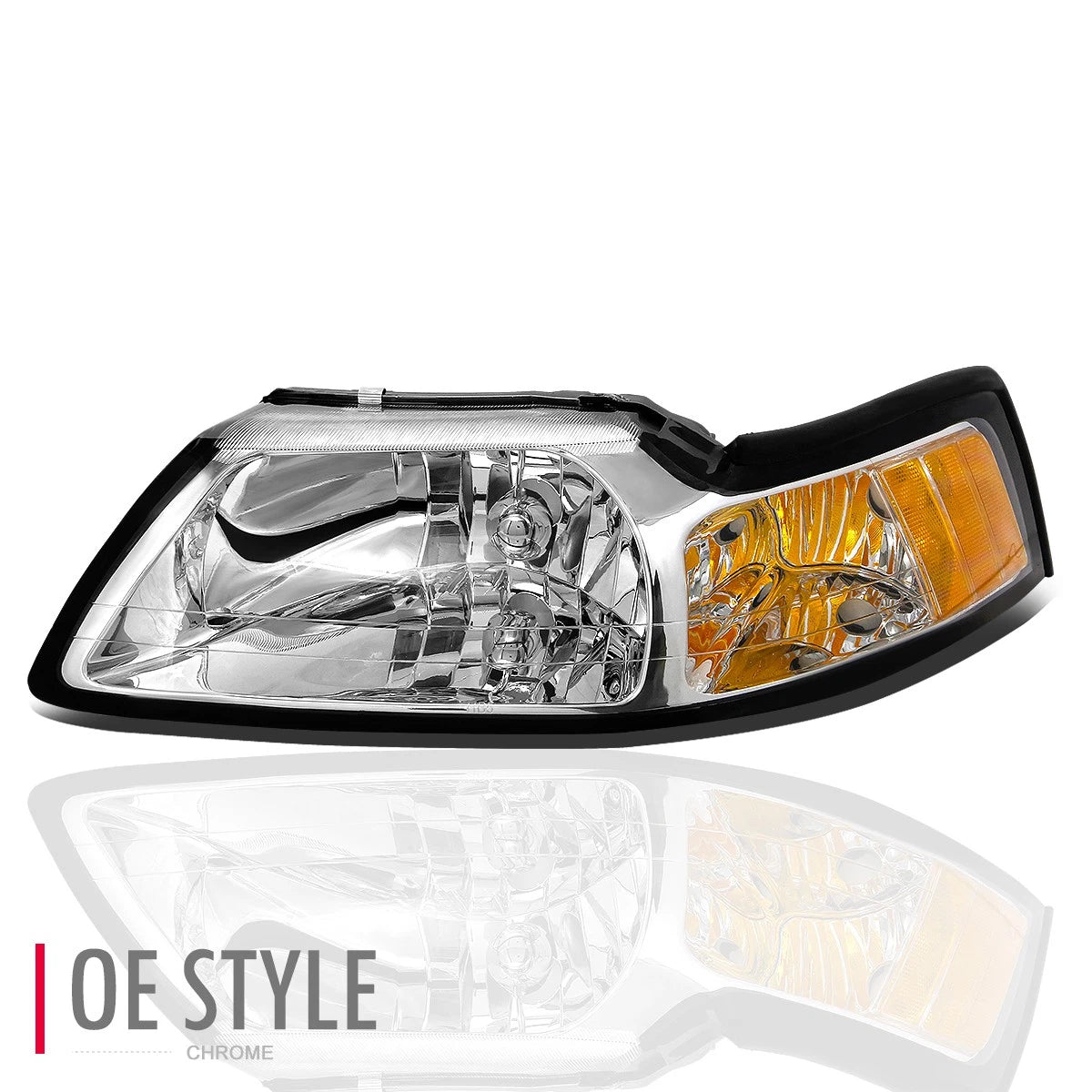 Fit 99-04 Ford Mustang Oe Style Front Headlight | Built Supply Co