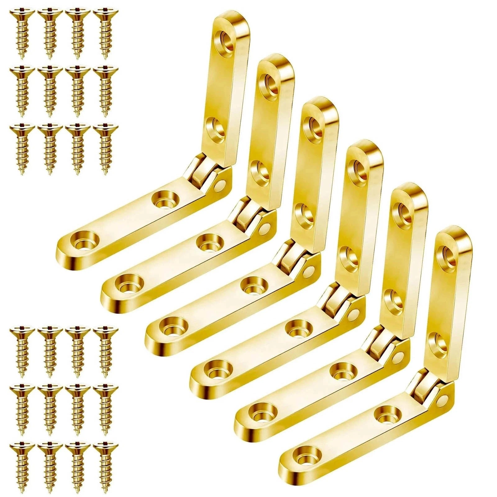 Zinc Alloy, Thicker And Firm Small Hinges With Screws For Face Mount