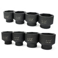 8pc 3/4-Drive Jumbo Shallow Air Impact Socket Set 2–2-1/2" by Unbranded