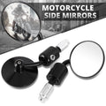 Fit Universal Naked Bike Cruiser Black Round | Built Supply Co