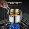 Stainless Steel Pan Pure Stainless Steel Tempered Glass Lid Quick
