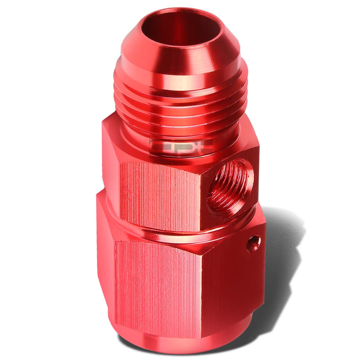 10an An10 Male-Female Union 1/8" Npt Port Red Aluminum Anodized