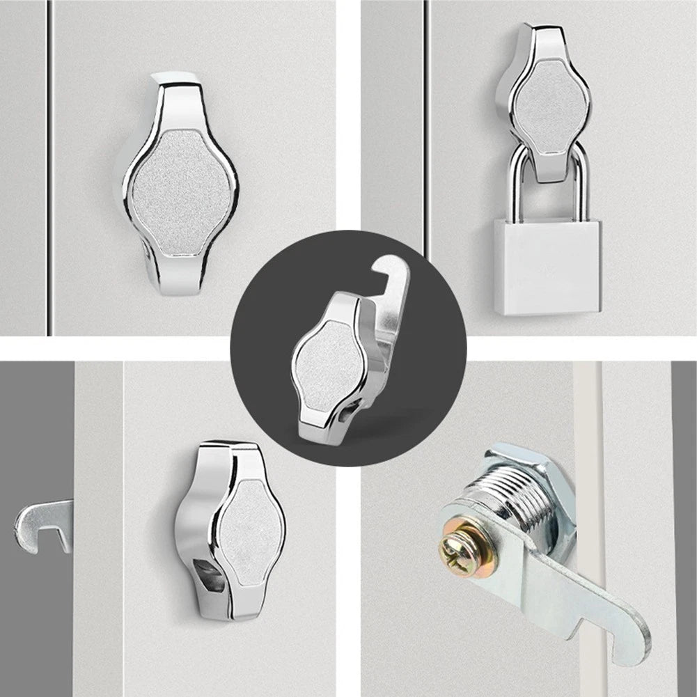 Zinc Alloy Cabinet Door Lock With Padlock Keyless Cam Lock For