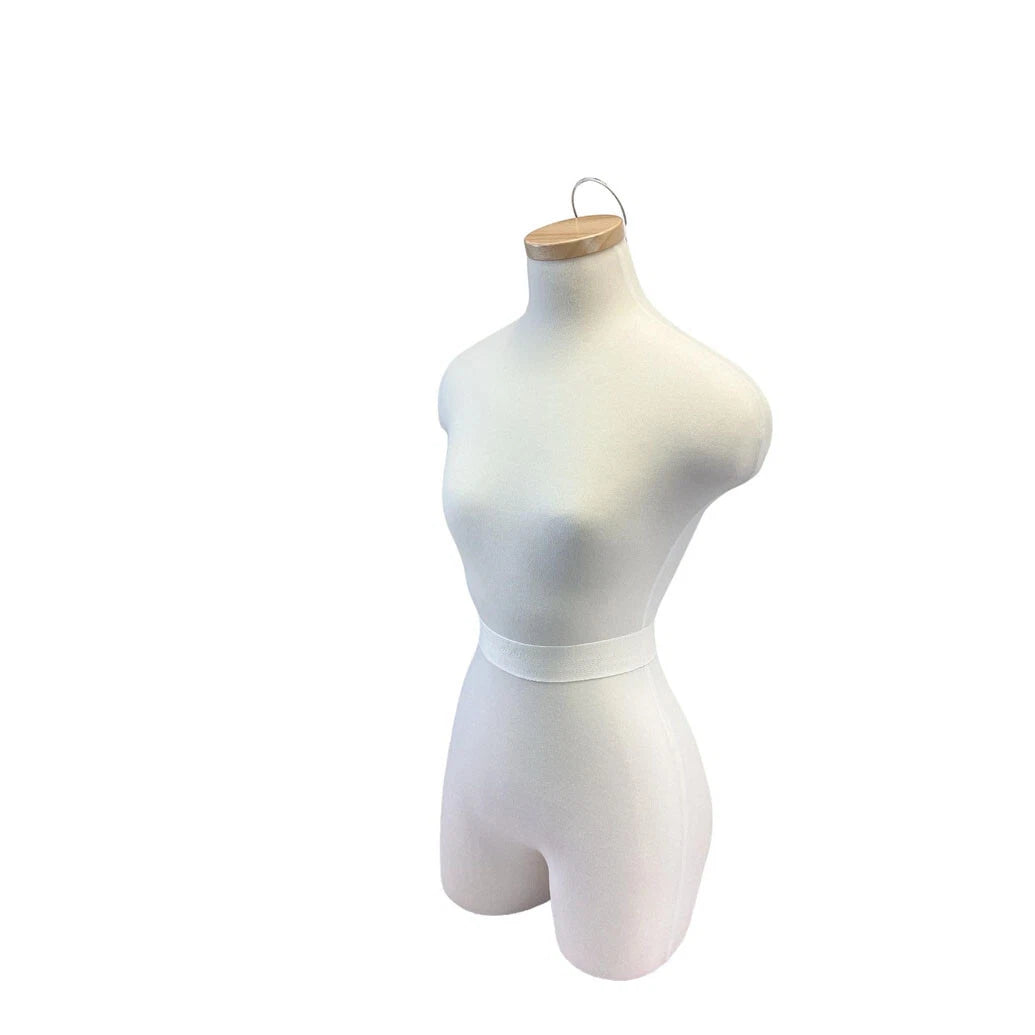 Hanging Female Form Half Legs Mannequin Torso Neckblock For Sewing,