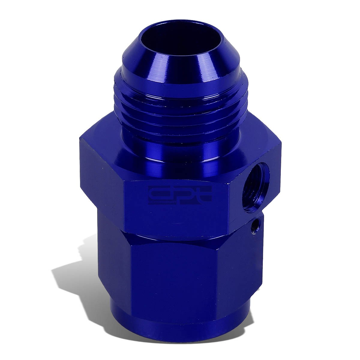 12An An12 Male-Female Union 1/8"NPT Port Blue Aluminum Anodized