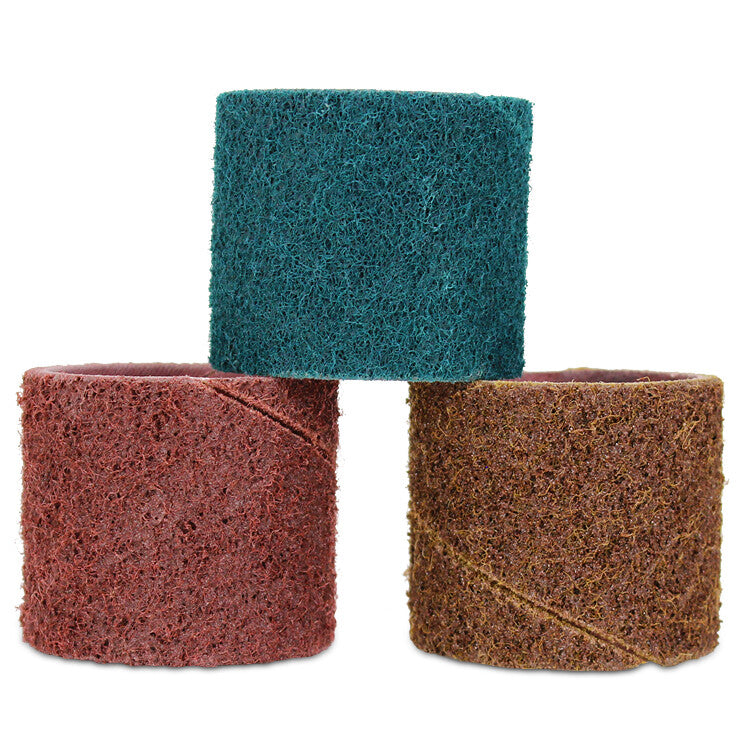 1.5" x 1.5" Surface Conditioning Spiral Bands, No Lap Sanding Sleeves