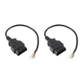 Obd2 16pin Male/female Plug Opening Obd Cable Obdii Odb2 16pin Obd 2