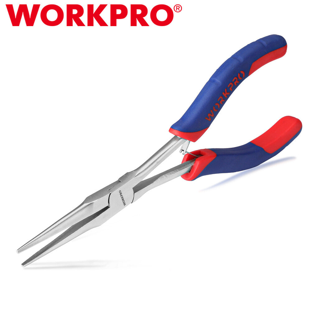 WORKPRO 7 Inches Long Reach Needle Nose Pliers Mini Small Extra Long