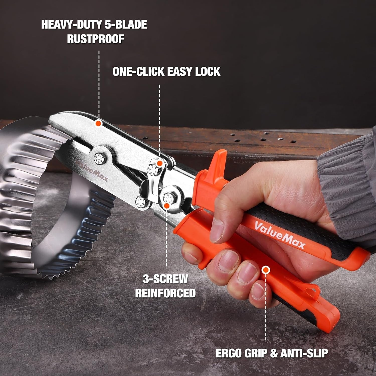 ValueMax 5-Blade Hand Crimper Tool by ValueMax