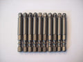 10 Wobble Power Extension Bars Driver Bits 1/4" Bsppeb2