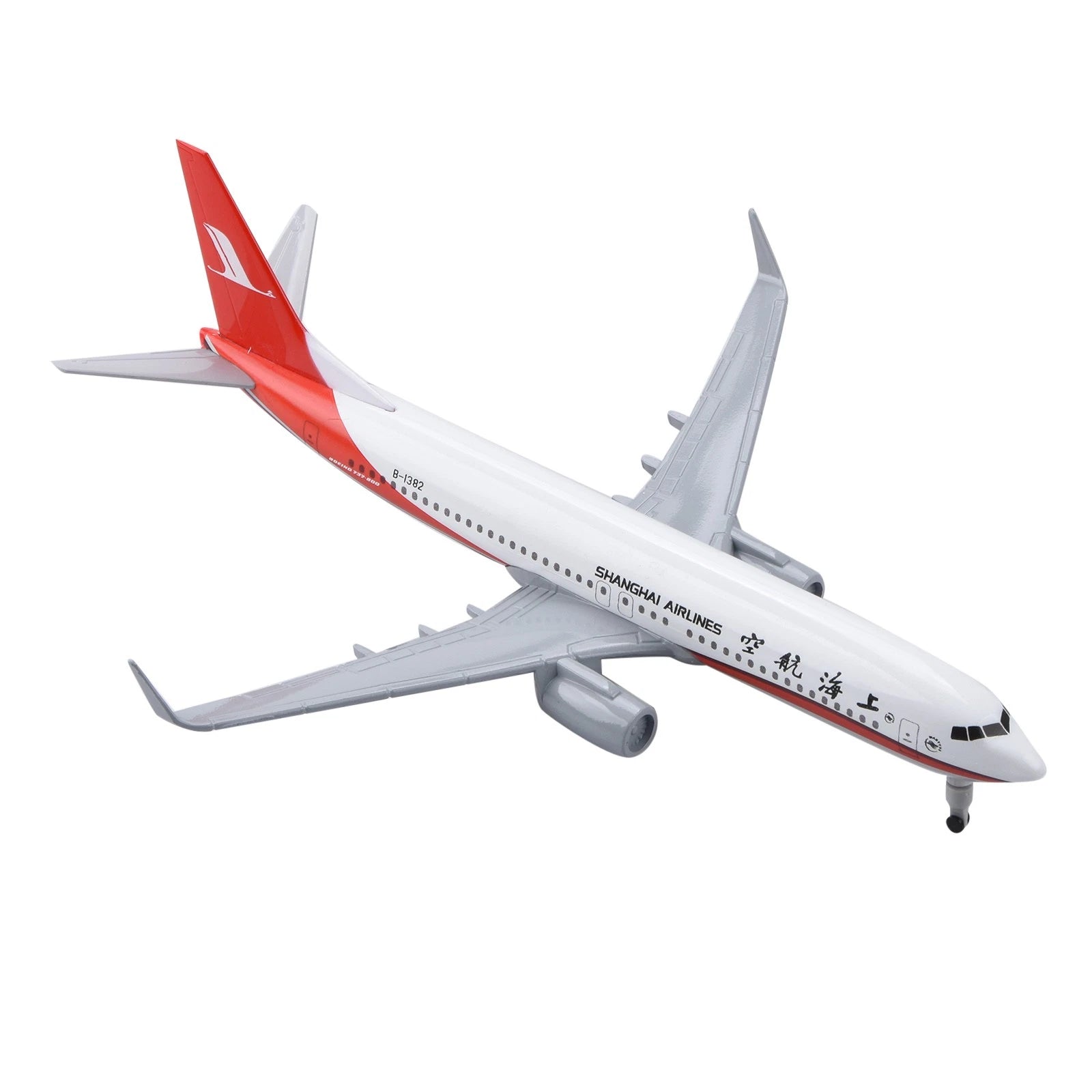 Diecast Alloy 1/350 Scale Shanghai Airlines B737 Aircraft Model Toy
