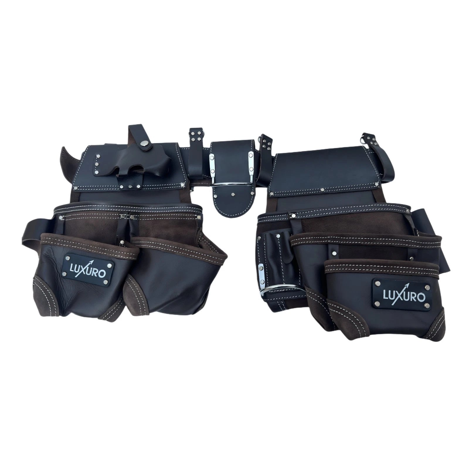 Full Grain Leather Heavy Duty Tool Belt Premium Durable Work Belt