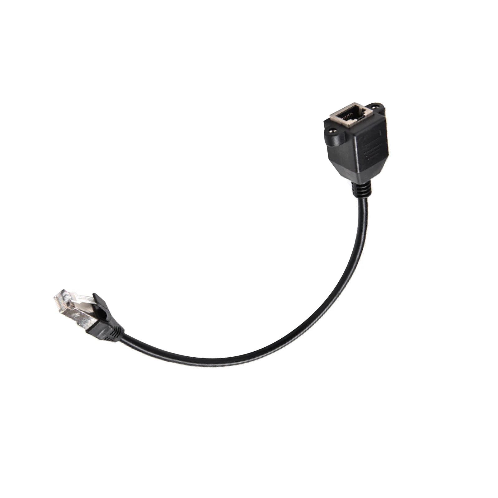 Rj45 Male To Female Screw Panel Mount Ethernet Lan Network Extension