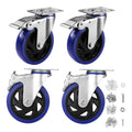 Workpro 3" Caster Wheels Heavy Duty Casters 1760lbs Swivel Caster