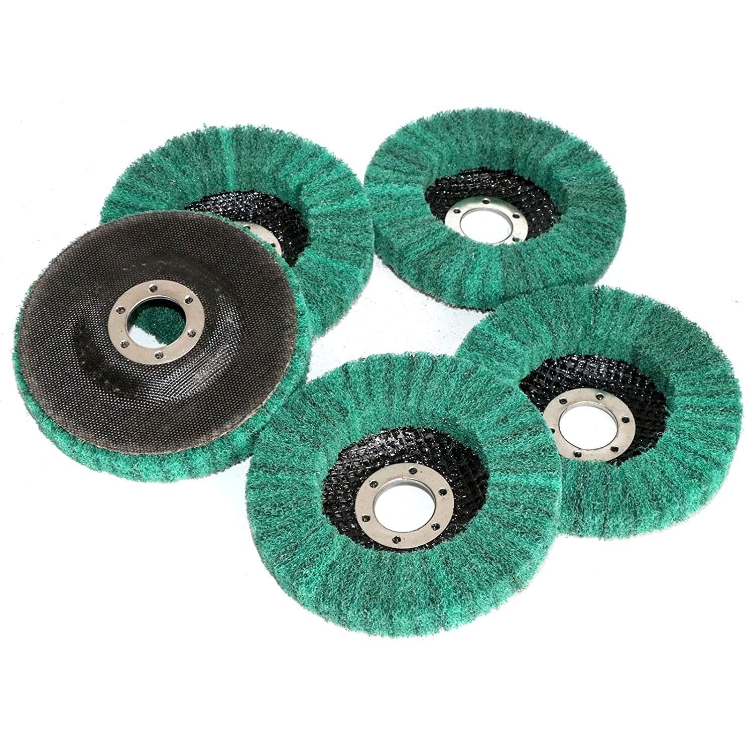 5PCS 4-1/2" Nylon Flap Disc 180 Grit by Unbranded