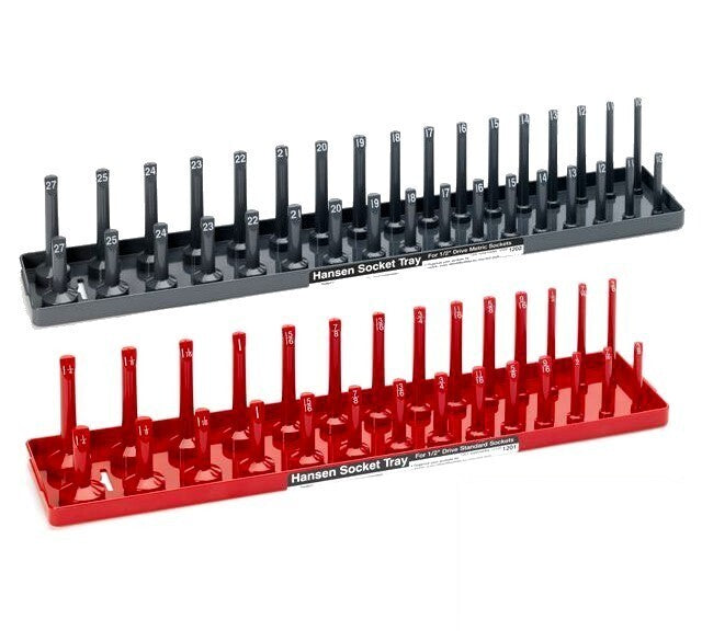 Hansen 1/2" Drive Metric & SAE Socket Tray