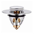 Stainless Easy Pop Up Basin Waste Bathroom Push Button Click Clack