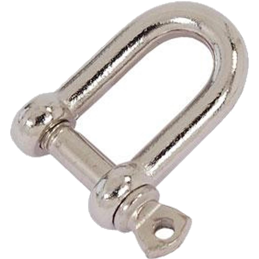 Neilsen 12mm Galvanised Steel Bow D Link Shackles