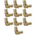 10 Pack  XFITTING 3/4" Pex A Elbow, 3/4 Expansion Elbow