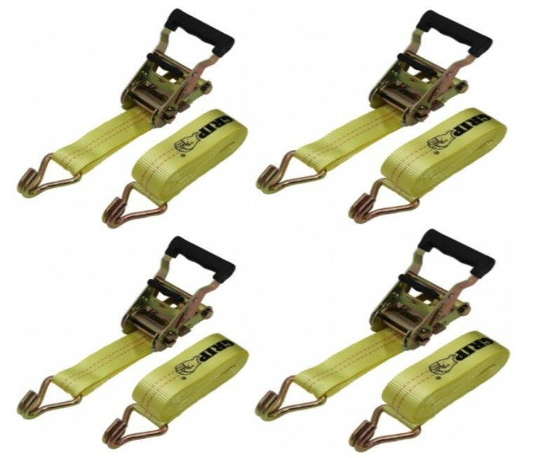 Grip Tools Ratchet Tie Down Cargo Straps