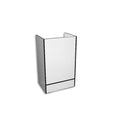 Cash Register Wrap Counter Stand | 24"l X 18"w X 38"h | White Black