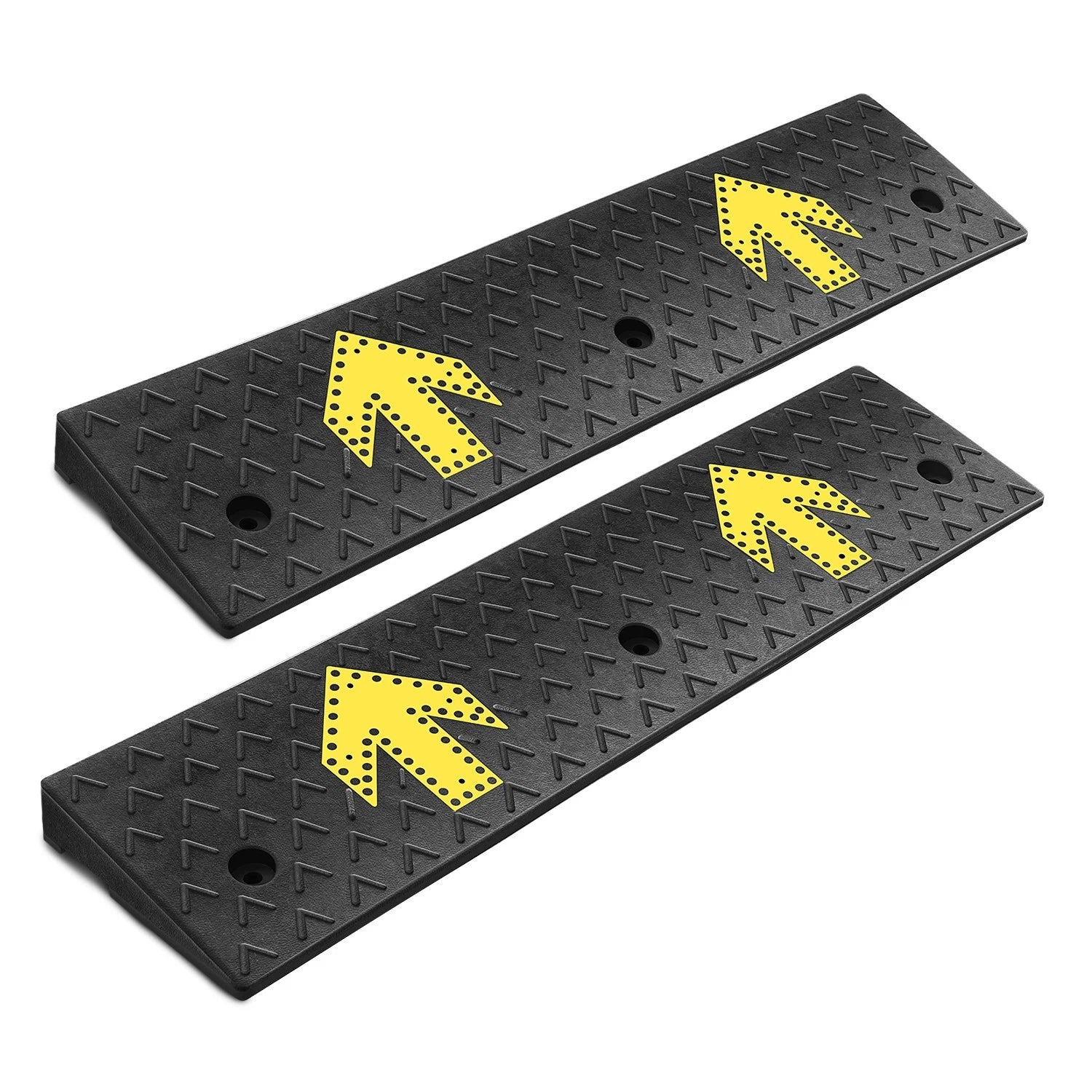 37.4"l X 9.8"w X 2"h 8800lbs Capacity Curb Ramps | Built Supply Co