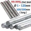 99.99% Zinc Rod High Purity Zn Ingot/Bar Anode