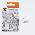 X Picture Hooks Nickel Plated + Pins No.2 | Built Supply Co
