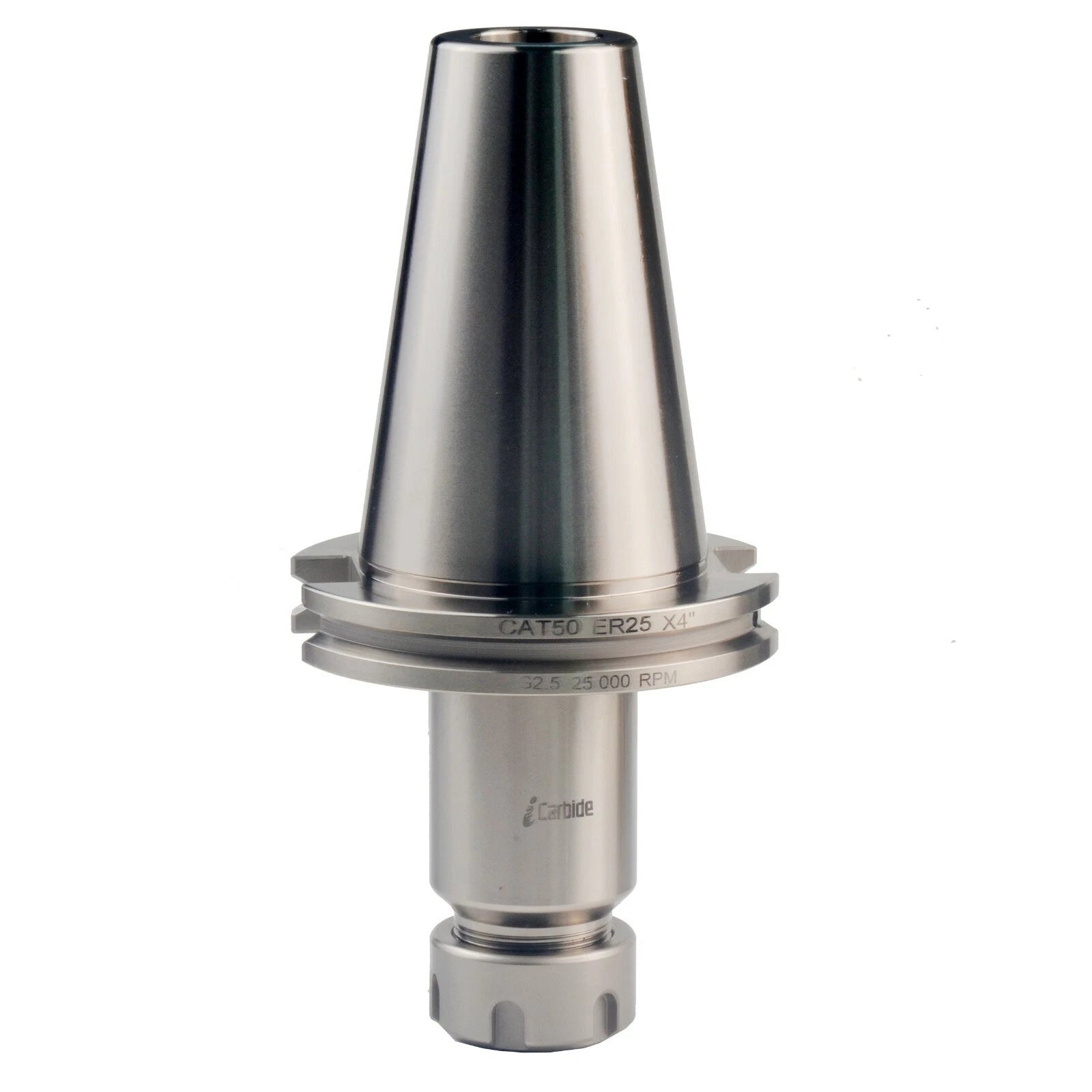 1PCS PRECISION 1-8" CAT50 ER25 4.0" COLLET CHUCK TOOL HOLDER CNC MILLING TOOL