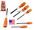 Grace 6pc Screwdriver Set Phillips Flat Hone Mechanic W