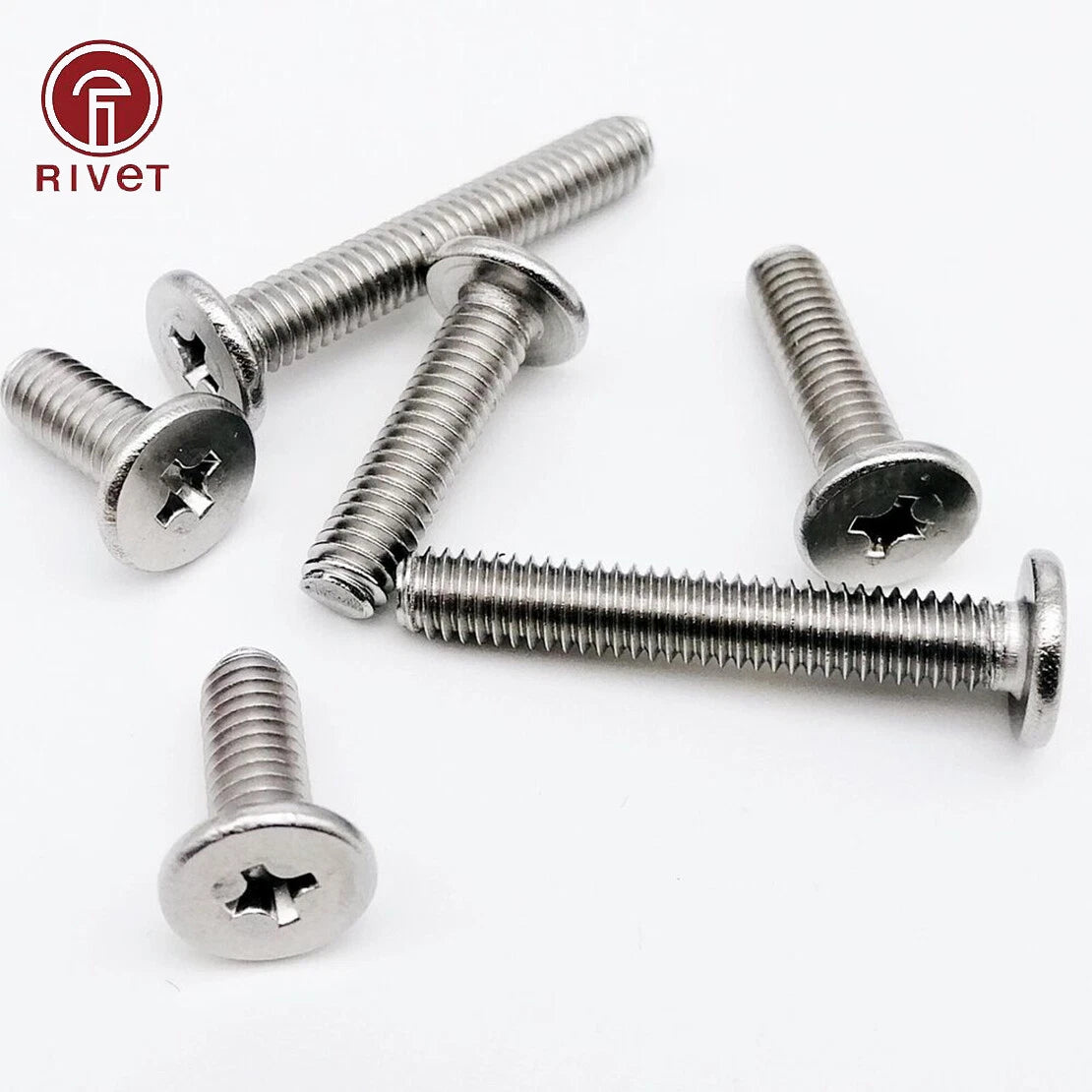 304 Stainless Steel Screw Bolt M1.4-m6 Cm Cross Phillips Ultra Thin