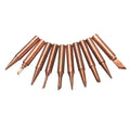 10 Pack 900m-t Soldering Tip Pure Copper Electric Iron Head Series
